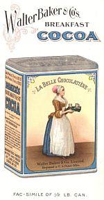 Walker Baker & Co's. Breakfast Cocoa
Fac-simile of 1/2 Lb. Can.