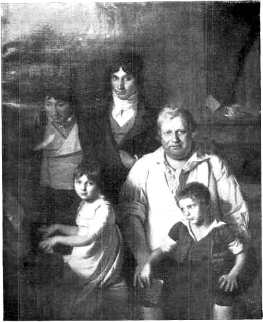 MICHEL GRARD AND HIS FAMILY. FROM A PAINTING BY DAVID.
