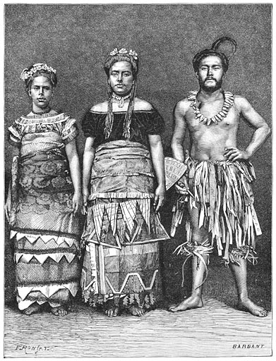 Inboorlingen uit den Tonga-Archipel.