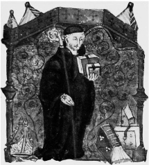 PLATE VII

ABBOT ROGER DE NORTHONE WITH HIS BOOKS

ABBOT GARIN WITH HIS BOOKS