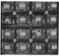 PLATE XXIV

DUKE HUMFREY AND ELEANOR OF GLOUCESTER JOINING THE CONFRATERNITY OF ST.
ALBANS

ANCIENT ROOF OF DUKE HUMFREY’S LIBRARY, SHOWING THE ARMS OF THE
UNIVERSITY AND OF SIR THOMAS BODLEY