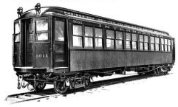 EXTERIOR VIEW—PROTECTED WOODEN CAR, SHOWING COPPER
SIDES