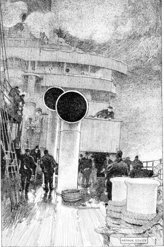 "HE COULD HEAR THE CRASH, SEE THE GREAT BOW SINKING"