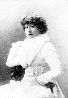 From the collection of Robert Coster
ELLEN TERRY FROM A PHOTOGRAPH TAKEN ABOUT 1885, THE YEAR IN WHICH "OLIVIA" AND
"FAUST" WERE PRODUCED AT THE LYCEUM