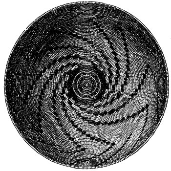  Fig. 485.—Geometric form, of textile ornament.