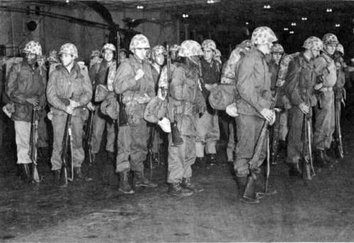 Marines From Camp Lejeune on the USS Valley Forge