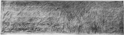 31. ITALIAN RENAISSANCE INSCRIPTION. MARSUPPINI TOMB, FLORENCE.