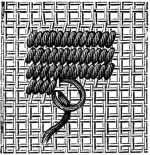 FIG. 256. GOBELIN STITCH ON PENELOPE
CANVAS.