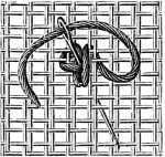 FIG. 275. ROCOCO STITCH.
STITCHES ON THE RIGHT SIDE.