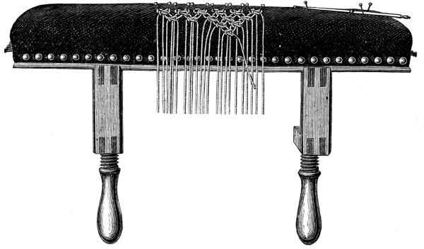 FIG. 513. MACRAMÉ CUSHION.