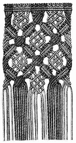 FIG. 566.
MACRAMÉ GROUND.