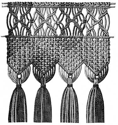 FIG. 569.
FRINGE WITH FOUNDATION WORKED ON THE
WRONG SIDE.