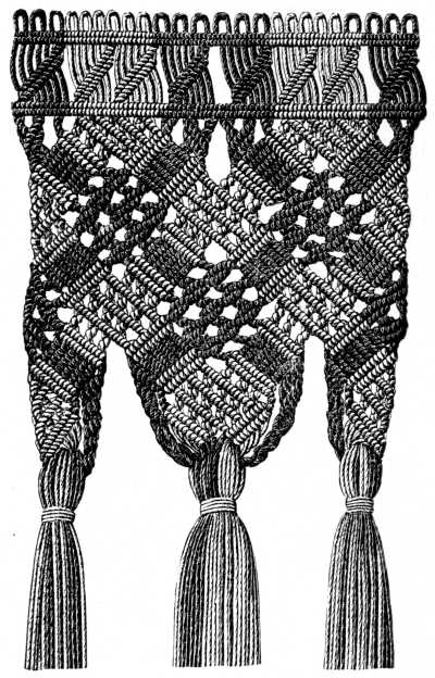 FIG. 583. MACRAMÉ FRINGE.