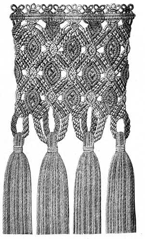 FIG. 586. MACRAMÉ FRINGE.