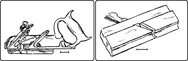 Fig. 112. Rabbet-Plane. Fig. 113. Molding-Plane.