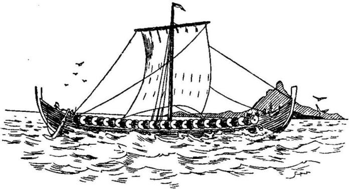 A VIKING SHIP