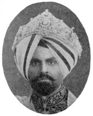 Fig. 119. Mahárája Sir Jagatjít
Singh Bahádur, G.C.S.I.