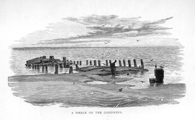A wreck on the Goodwins.