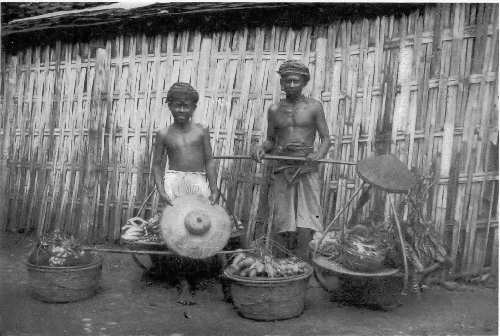 Javanese vegetable sellers