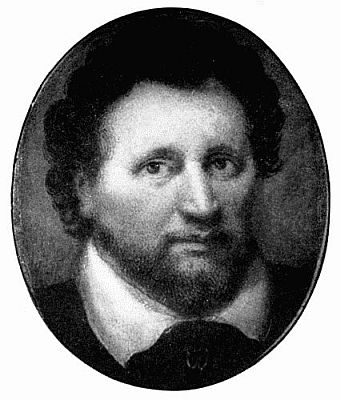 BEN JONSON
From the miniature belonging to Mr. Evelyn Shirley