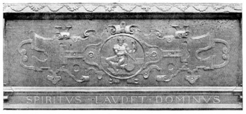 Portion of Carved Walnut Virginal.