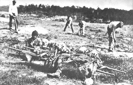 Unknown warriors at Cold Harbor awaited a soldier's burial that never came. Two
years later the armies returned to the same field of battle to find those who were
forgotten—still waiting.