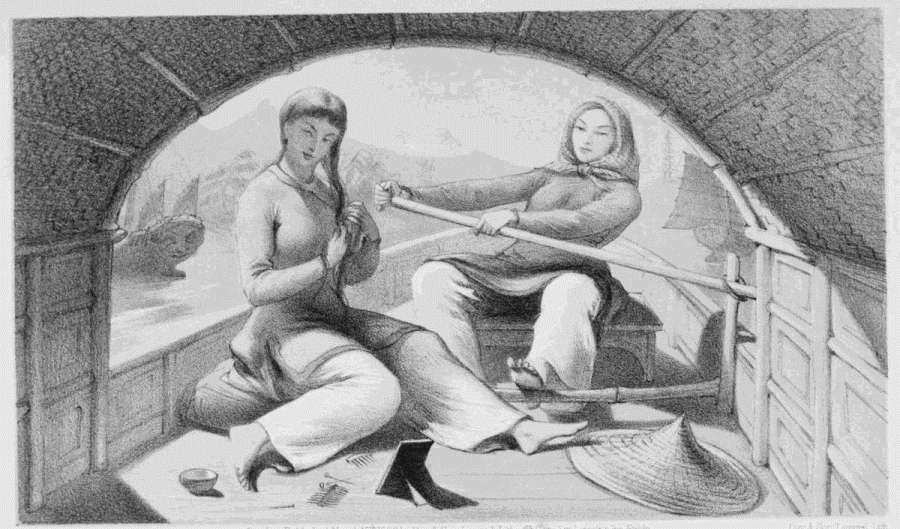 HONG-KONG BOAT GIRLS.
London, Published March 15th 1866 by Day & Son, Limited Lithogrs Gate Str, Lincoln's Inn Fields.
Day & Son, Limited, Lith.