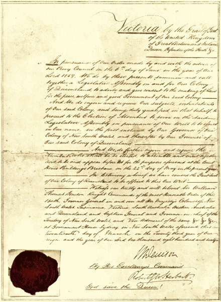 Proclamation Letter