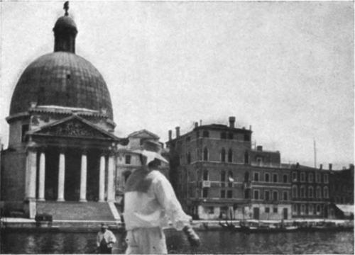 VENICE. A GONDOLIER.