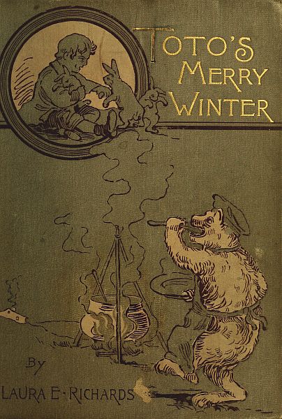 Brown cover with boy adn rabbit and bear
