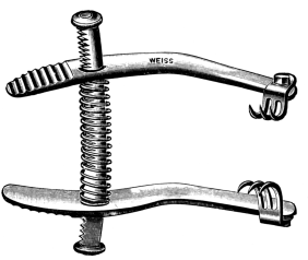 Axenfeld’s Retractor for Excision of the Lachrymal Sac