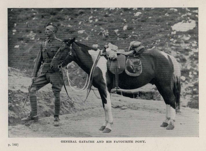 General Gatacre and his favourite pony.