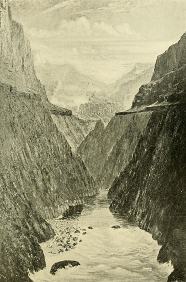 The Depths of the
Grand Canyon at Sunset.