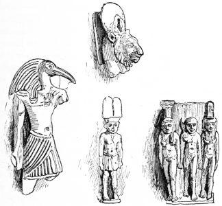 Fig. 32.—Egyptian Gods. (Way Coll., Boston Museum of
Fine Arts.)