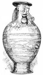 Fig. 149.—Phœnician Vase, from Curium. (Cesnola
Coll., N. Y. Metropolitan Museum.)