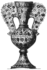 Fig. 190.—Hispano-Moresque Vase. End of 13th Century.
(S. Kensington Mus.)