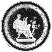 Fig. 282.—Minton Porcelain. Pate-sur-pate, by Solon.
(Wales Coll., Boston Museum of Fine Arts.)