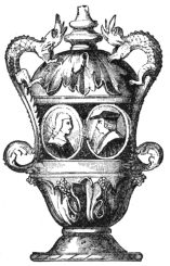 Fig. 284.—German Enamelled “Surprise” Vase. By
Hirschvogel.