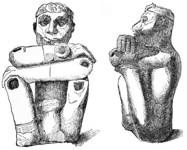 Profile of Figure.

Fig. 399.—Terra-cotta Hollow Figure, from Santa Cruz del Quiche,
Guatemala.