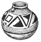 Fig. 416.—Small Jug, from Ruins on the De Chelly.