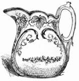 Fig. 443.—Bennington Artificial Porcelain.
(Trumbull-Prime Coll., New York Metropolitan Museum.)
