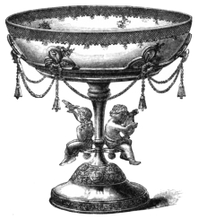 Fig. 462.—Limoges Porcelain and Silver. (Reed & Barton,
N. Y.)