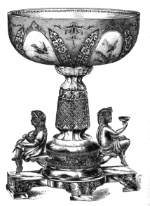 Fig. 463.—Copeland Porcelain and Silver. (Reed & Barton,
N. Y.)
