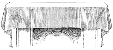 Image unavailable: Fig. 10.—Simple Mantel Draping.