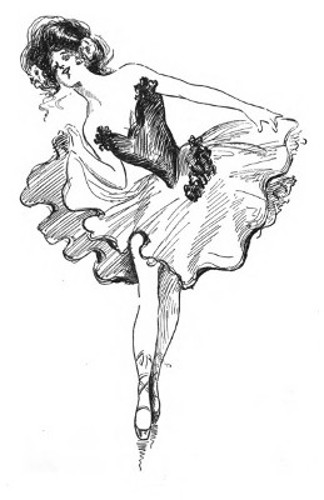 woman in ballet costume