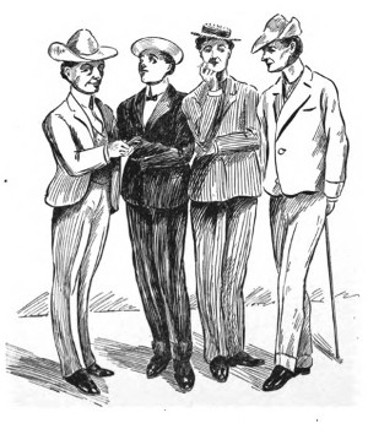 four men standing together