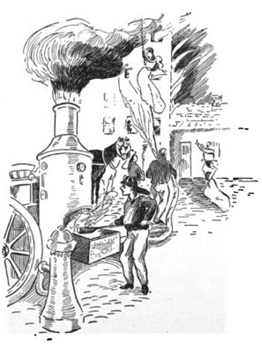 scene of fire in the play