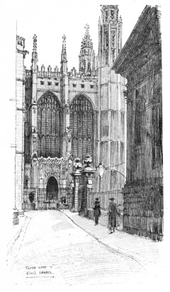 Image unavailable: 2 CLARE GATES & KING'S CHAPEL.