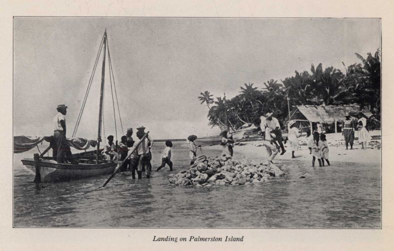*Landing on Palmerston Island*