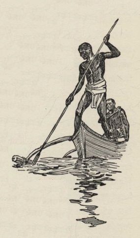Natives in canoe